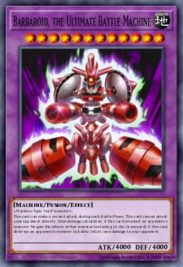 Card: Barbaroid, the Ultimate Battle Machine