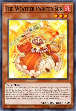 Card: The Weather Painter Sun