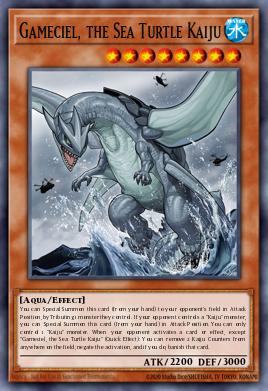 Card: Gameciel, the Sea Turtle Kaiju