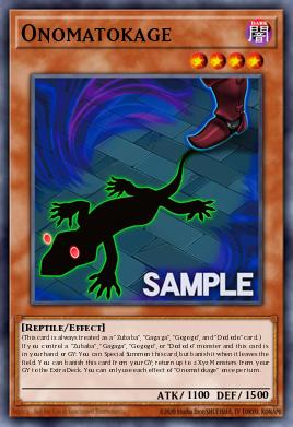 Card: Onomatokage