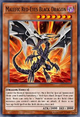 Card: Malefic Red-Eyes Black Dragon