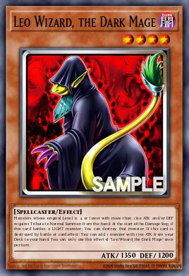 Card: Leo Wizard, the Dark Mage