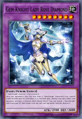 Card: Gem-Knight Lady Rose Diamond