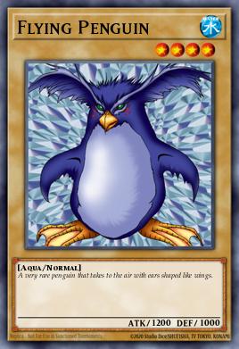 Card: Flying Penguin