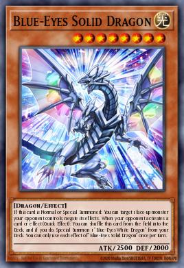 Card: Blue-Eyes Solid Dragon
