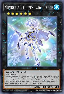 Card: Number 21: Frozen Lady Justice
