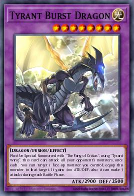 Card: Tyrant Burst Dragon