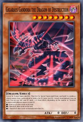 Card: Gigarays Gandora the Dragon of Destruction