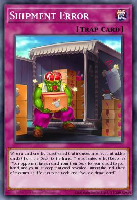 Card: Shipment Error