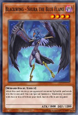 Card: Blackwing - Shura the Blue Flame