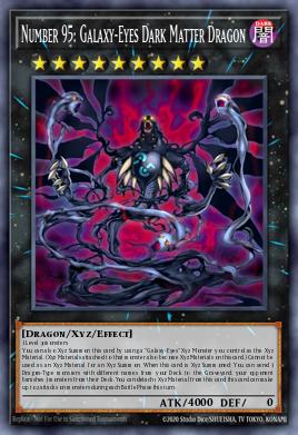 Card: Number 95: Galaxy-Eyes Dark Matter Dragon