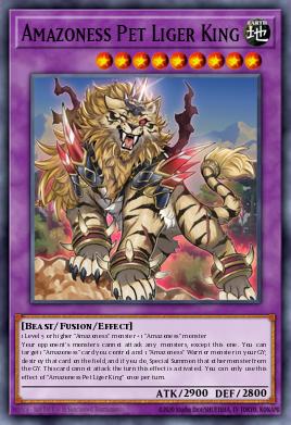 Card: Amazoness Pet Liger King