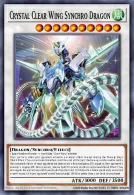 Card: Crystal Clear Wing Synchro Dragon