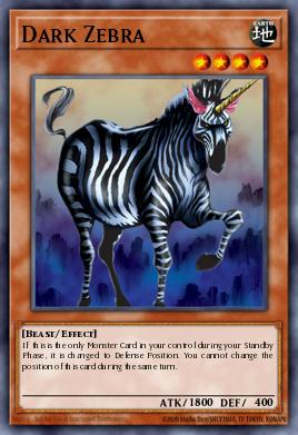 Card: Dark Zebra