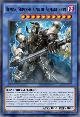 Card: Demise, Supreme King of Armageddon