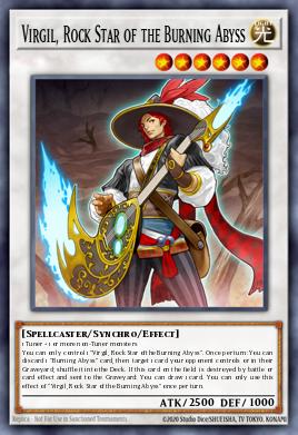Card: Virgil, Rock Star of the Burning Abyss