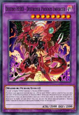 Card: Destiny HERO - Destroyer Phoenix Enforcer