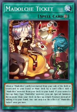Card: Madolche Ticket