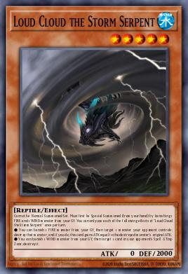 Card: Loud Cloud the Storm Serpent