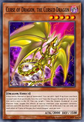 Card: Curse of Dragon, the Cursed Dragon