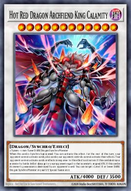 Card: Hot Red Dragon Archfiend King Calamity