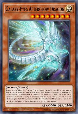 Card: Galaxy-Eyes Afterglow Dragon