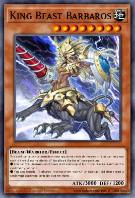 Card: King Beast Barbaros