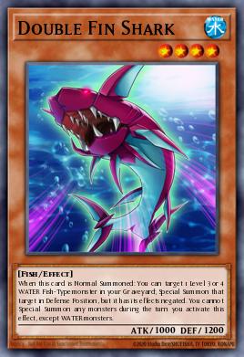 Card: Double Fin Shark