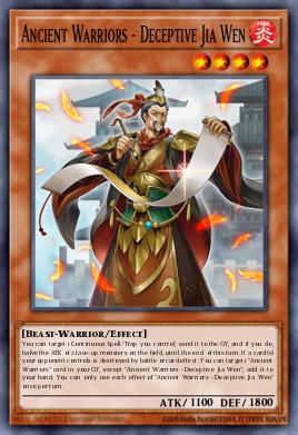 Card: Ancient Warriors - Deceptive Jia Wen