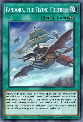Card: Fandora, the Flying Furtress