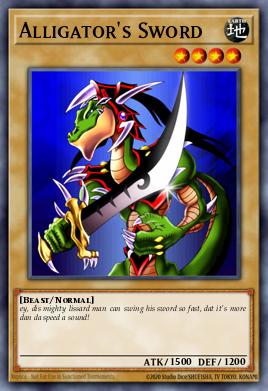 Card: Alligator's Sword