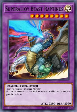Card: Superalloy Beast Raptinus