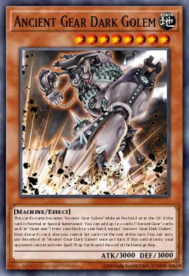 Card: Ancient Gear Dark Golem