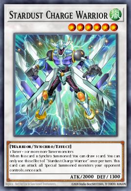 Card: Stardust Charge Warrior