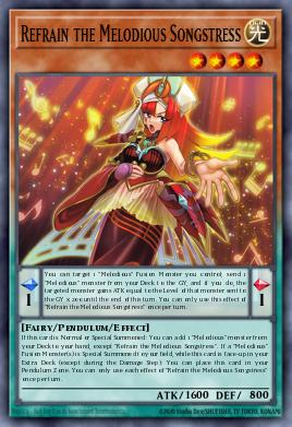 Card: Refrain the Melodious Songstress