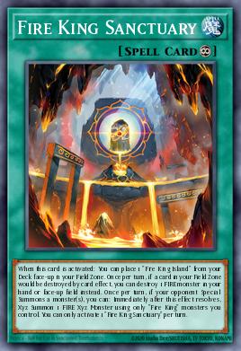 Card: Fire King Sanctuary