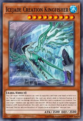 Card: Icejade Creation Kingfisher
