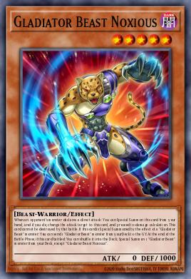 Card: Gladiator Beast Noxious