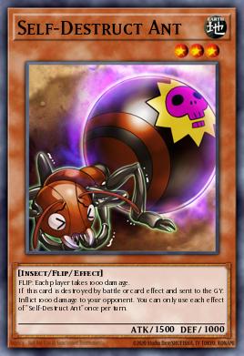 Card: Self-Destruct Ant