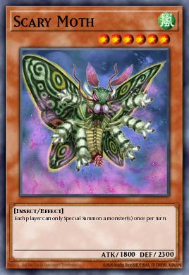 Card: Scary Moth