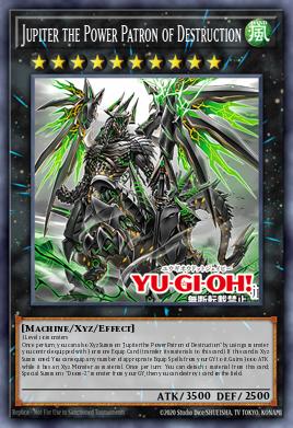 Card: Jupiter the Power Patron of Destruction