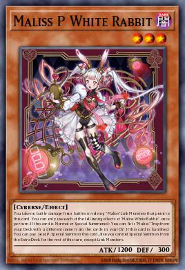 Card: Maliss P White Rabbit