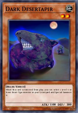 Card: Dark Desertapir