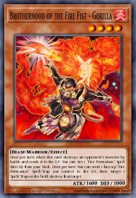 Card: Brotherhood of the Fire Fist - Gorilla