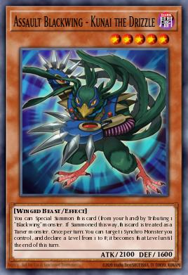 Card: Assault Blackwing - Kunai the Drizzle