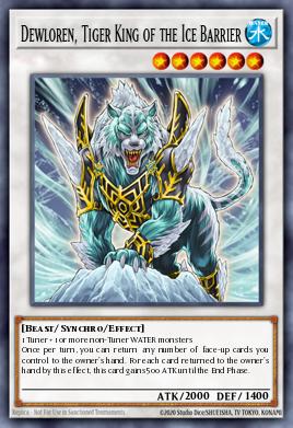 Card: Dewloren, Tiger King of the Ice Barrier