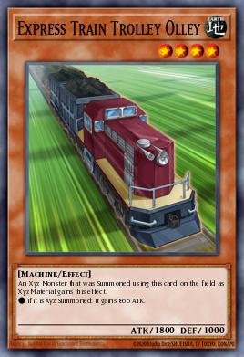 Card: Express Train Trolley Olley