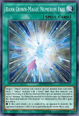 Card: Rank-Down-Magic Numeron Fall
