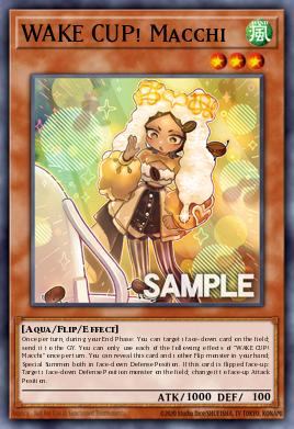 Card: WAKE CUP! Macchi