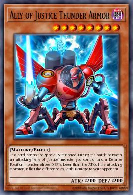 Card: Ally of Justice Thunder Armor